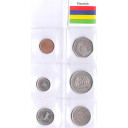 Mauritius serietta composta da 5 - 20 - Cents - 1/2 - 1 - 5 - 10 Rupees 